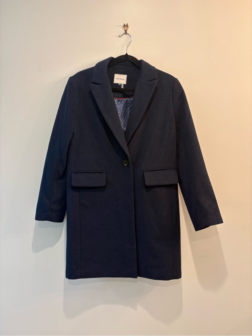 Court & Rowe Bramley Wool Blend Car Coat - Picture 2 of 8